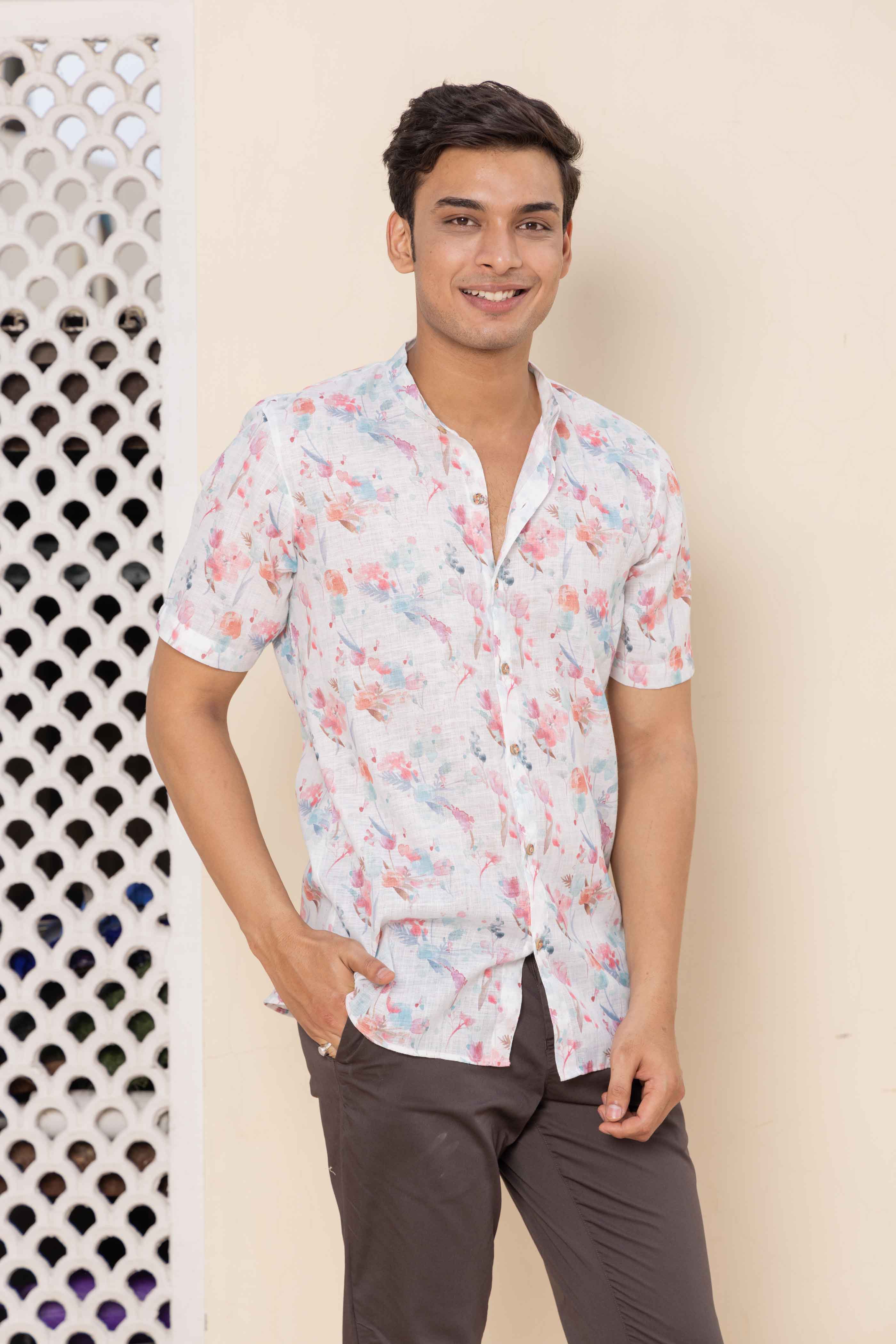 Breezy Summer Floral Shirt